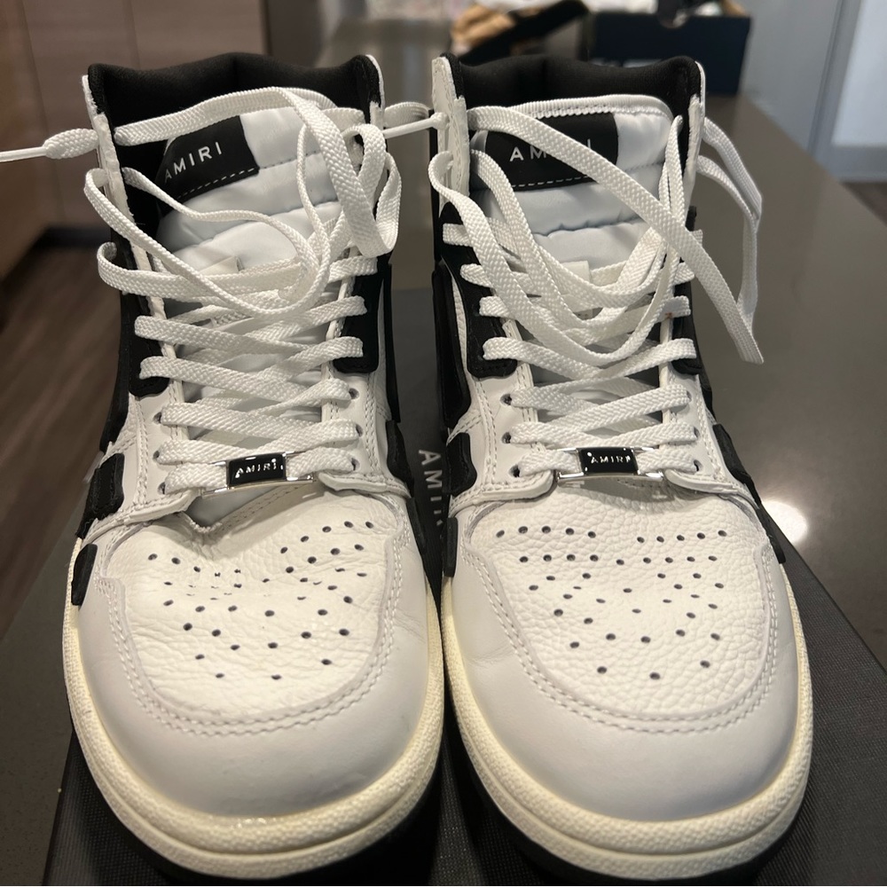 AMIRI BONE HIGH TOP SNEAKERS - Size 38!!